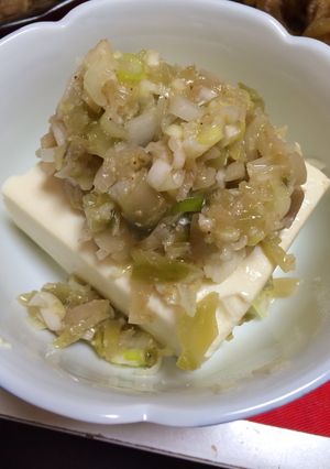 搾菜のせ豆腐-レシピのメイン写真