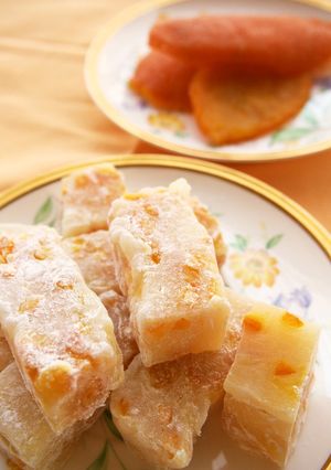 オレンジピールで和菓子♪ゆべし-レシピのメイン写真