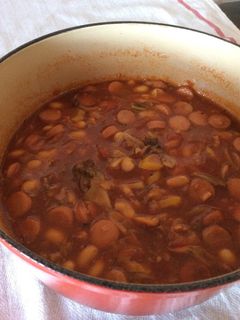 栄養満点☆キノコと大豆のトマト煮込み-レシピのメイン写真
