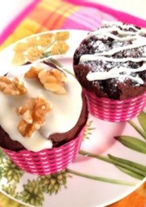 ホワイトデーに＊しっとり♡チョコマフィン-レシピのメイン写真