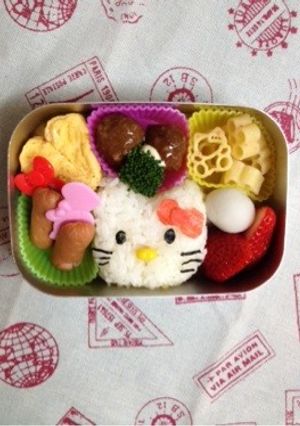 キャラ弁☆キティちゃん♪-レシピのメイン写真