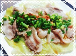 レシピ本掲載☆豚肉とキャベツの重ね蒸し-レシピのメイン写真