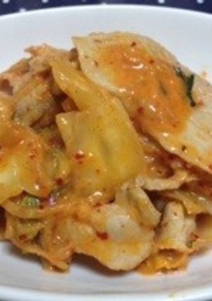 簡単‼︎美味しい‼︎クリーミーな豚キムチ-レシピのメイン写真