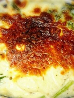 長芋とほうれん草のグラタン-レシピのメイン写真