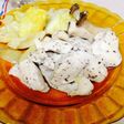 付け合せも同時に♪簡単柔らかハーブチキン