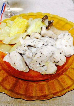 付け合せも同時に♪簡単柔らかハーブチキン-レシピのメイン写真