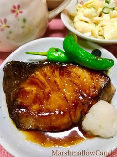 簡単!柚子胡椒のブリの照り焼き♡-レシピのメイン写真