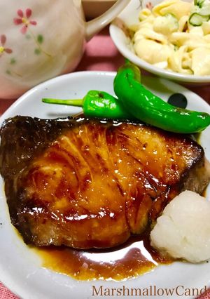 簡単！柚子胡椒のブリの照り焼き♡-レシピのメイン写真
