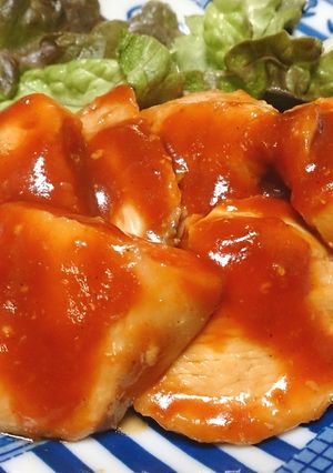 鶏むね肉のケチャップ焼き-レシピのメイン写真