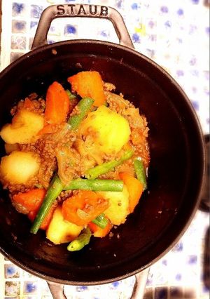 ストウブで無水 肉じゃが-レシピのメイン写真