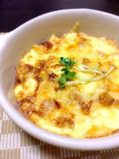 【話題入り】豆腐と納豆の卵グラタン-レシピのメイン写真
