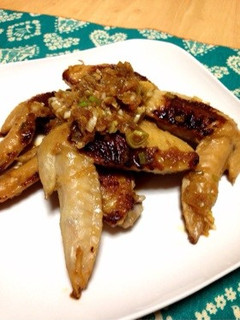 鶏手羽のねぎまみれ-レシピのメイン写真