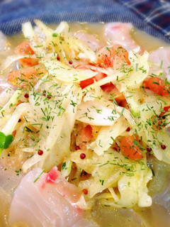 鯛の刺身ではちみつカルパッチョ-レシピのメイン写真