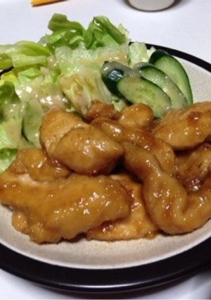 やわらか！定食屋さんの鶏胸生姜焼き-レシピのメイン写真