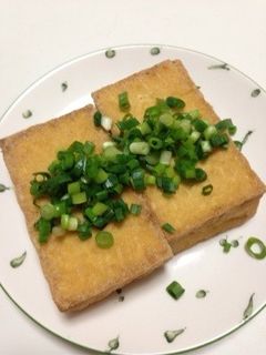 おつまみ一品‼︎簡単ささっと厚揚げ-レシピのメイン写真