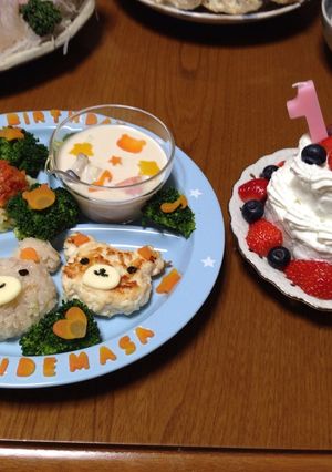 100均の型で作る2段ミニケーキ 1歳用-レシピのメイン写真