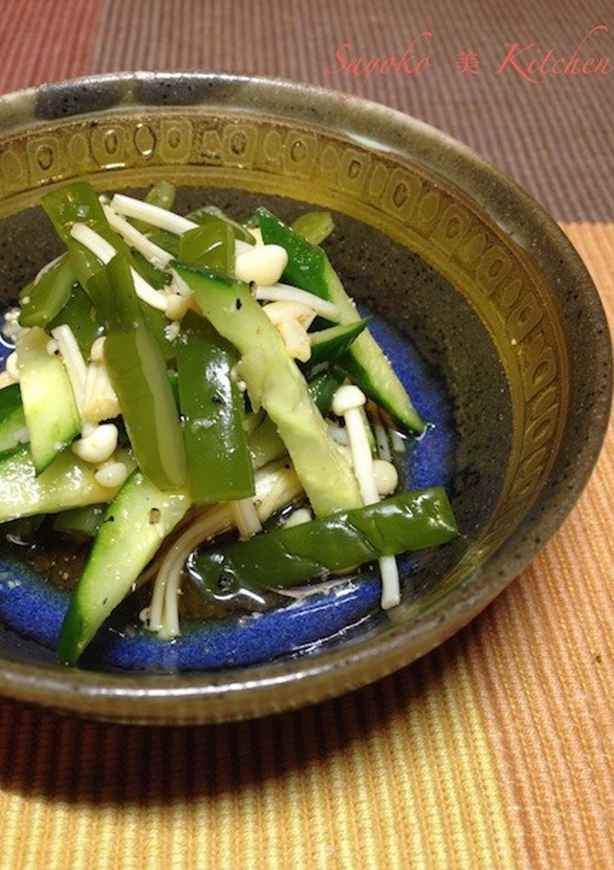 きゅうりと茎わかめの酢の物-レシピのメイン写真