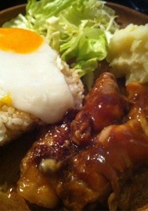 簡単！BBQソースの餅チーズ豚肉巻き-レシピのメイン写真