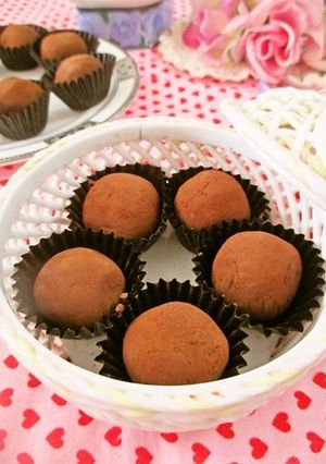 麦チョコ風✿はったい粉入り香ばしトリュフ-レシピのメイン写真