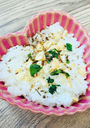 クリームチーズご飯　リゾットより簡単♪-レシピのメイン写真