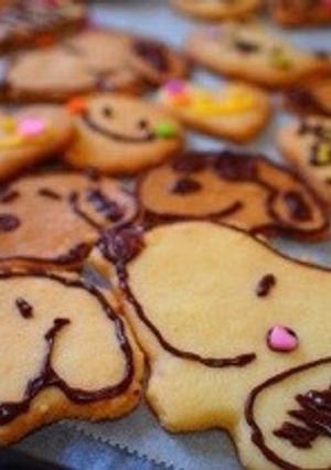 かわいい簡単っ♪スヌーピークッキー♡-レシピのメイン写真