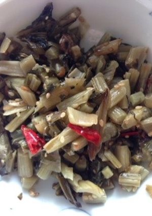 野沢菜の炒め-レシピのメイン写真