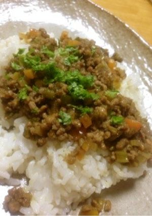 ドライカレー-レシピのメイン写真
