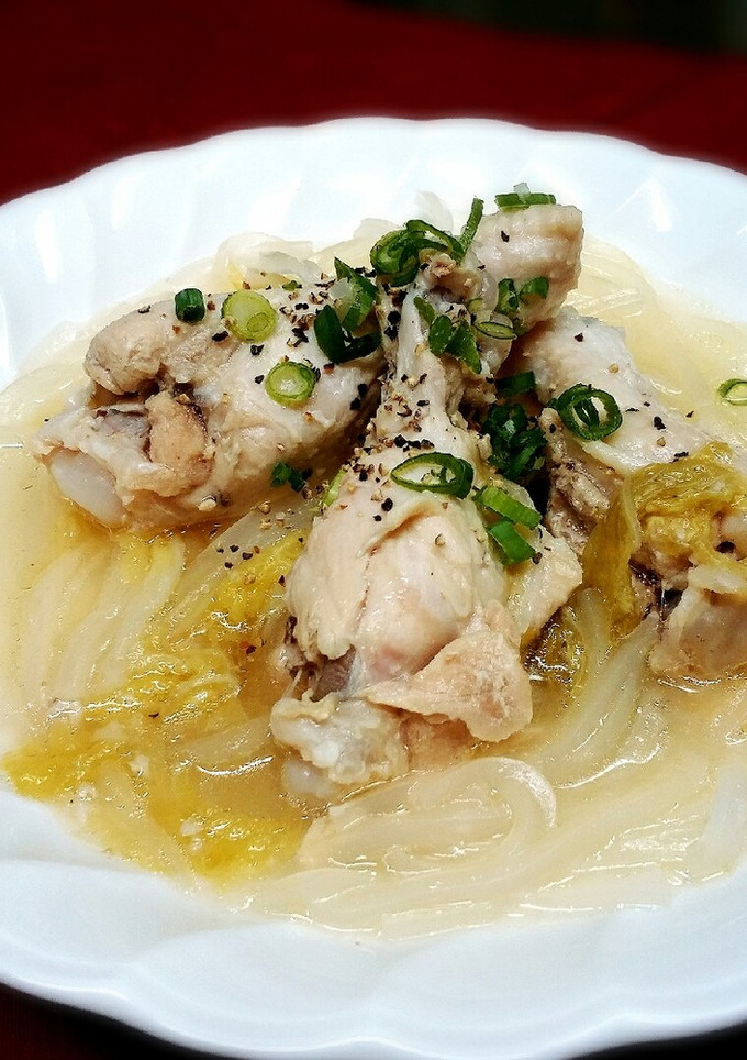 簡単⭐手羽元と白菜の塩煮-レシピのメイン写真