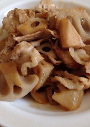 豚肉とレンコンの簡単オイスター炒め-レシピのメイン写真
