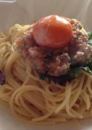 簡単！ごま油香るネギトロスパゲティ-レシピのメイン写真