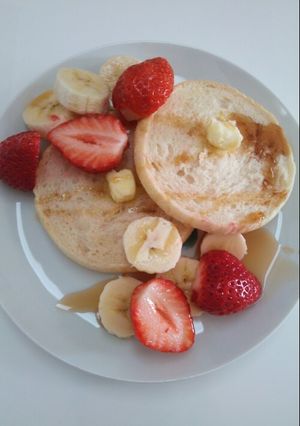 イングリッシュマフィンでパンケーキ風-レシピのメイン写真