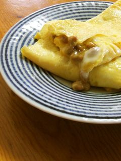 納豆オムレツ-レシピのメイン写真