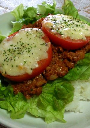 チーズ焼きトマトのミートライス★-レシピのメイン写真