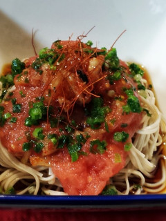 キムチとトマトの冷やし蕎麦-レシピのメイン写真