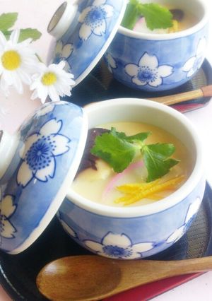 白だしで美味しい茶碗蒸し♪ひな祭りにも♪-レシピのメイン写真