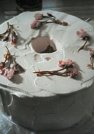 桜の香り＊桃色シフォン♪-レシピのメイン写真