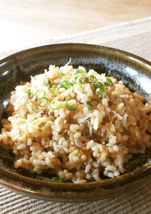 休日のお昼に✤玄米じゃこチャーハン-レシピのメイン写真