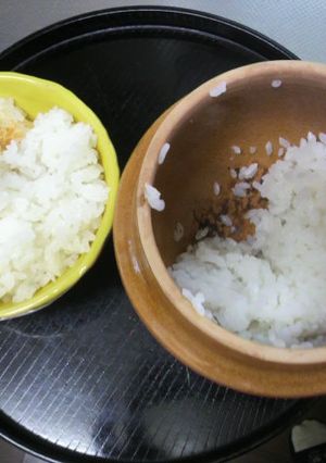 簡単！釜めし弁当の釜で･･9分で白ご飯-レシピのメイン写真