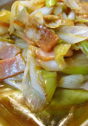 風邪予防に♫簡単白ネギベーコンバター醤油-レシピのメイン写真