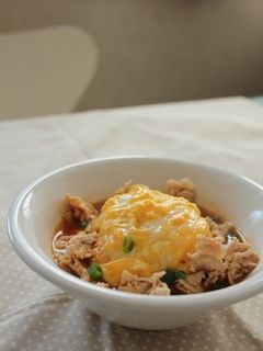 とろとろ卵のっけ♪キムチスープごはん-レシピのメイン写真