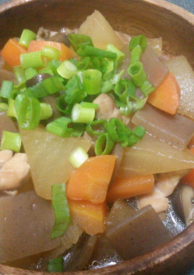 ごろごろ！大根と鶏肉のうま煮-レシピのメイン写真