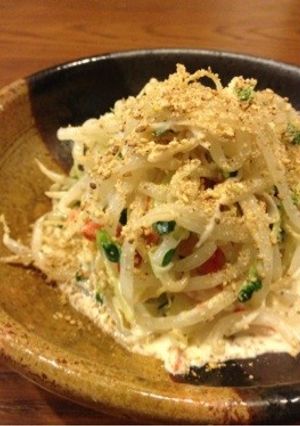 【簡単】もやしとかいわれのマヨポンサラダ-レシピのメイン写真