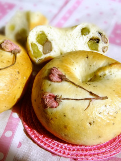 桜ベーグル♪-レシピのメイン写真