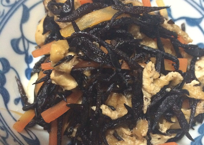 簡単うれしい！ひじきの煮物 by こりのんたまる 【クックパッド】 簡単 