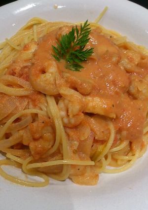 えびときのこのトマトクリームパスタ★-レシピのメイン写真