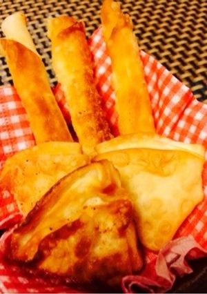 【20分】餃子の皮＆チーズのおつまみパイ-レシピのメイン写真
