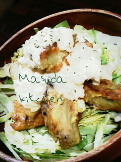余ったお好み焼きリメイク★チキン南蛮-レシピのメイン写真