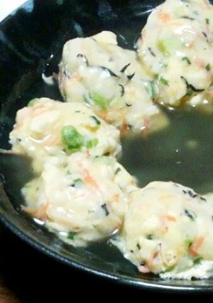 ふわふわ～☆魚すり身と豆腐のレンジ蒸し-レシピのメイン写真