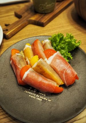 なすとパプリカの生ハム巻き♪-レシピのメイン写真