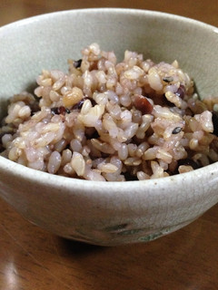雑穀と小豆が入った玄米ご飯(圧力鍋)-レシピのメイン写真